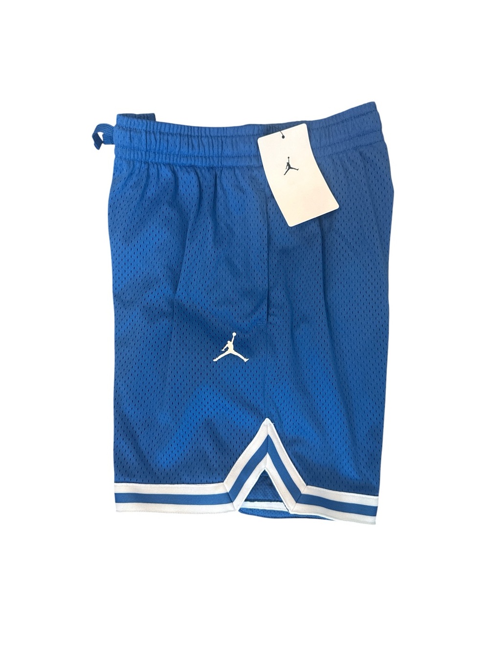 Jordan Boys' Taping Mesh Shorts Blue/White Boys Size Medium 95D688-BB7 NWT.